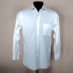 "Van Heusen" Men's Classic-Fit Wrinkle Free Poplin Dress Shirt